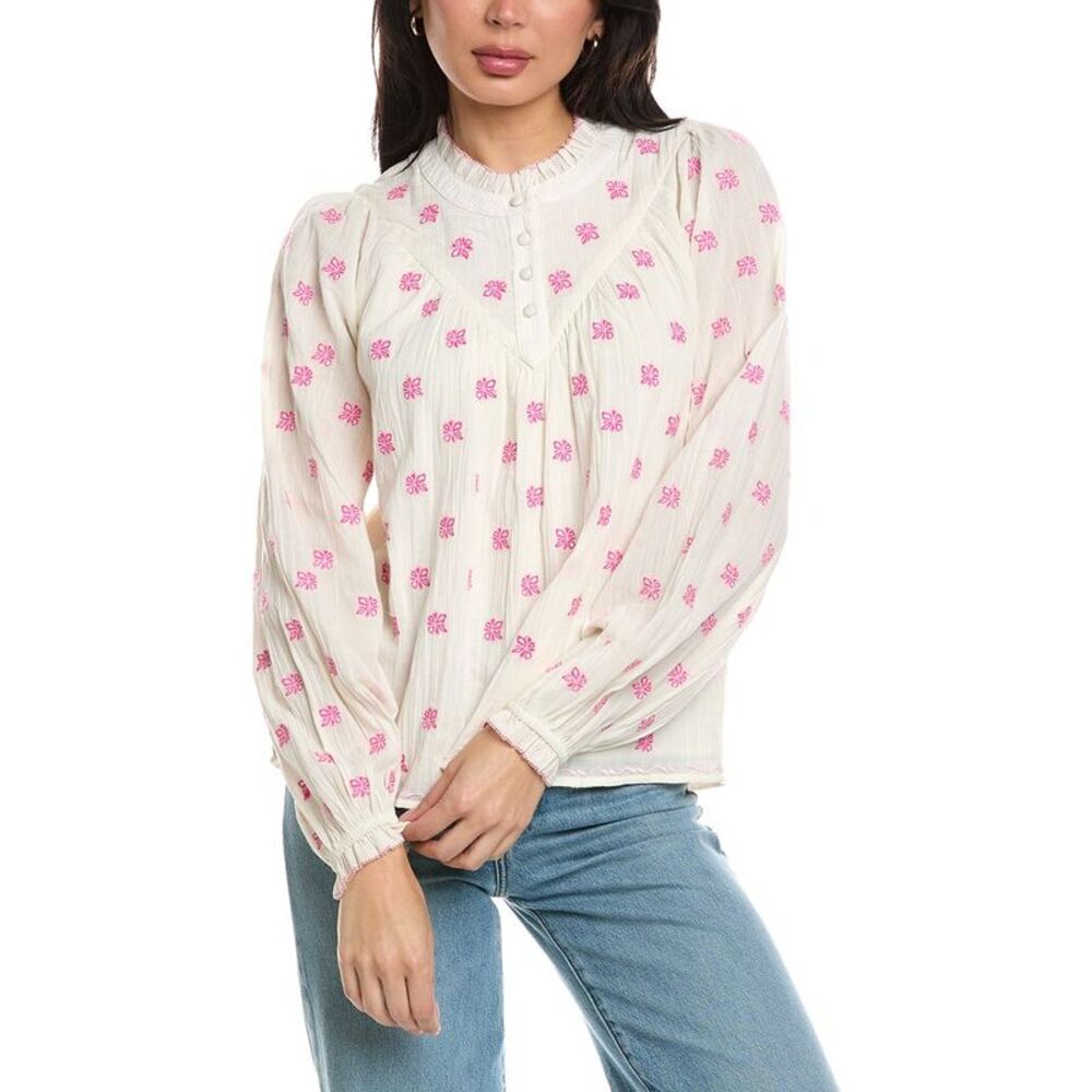 Allison Womens Elsa Blouse, Ivory